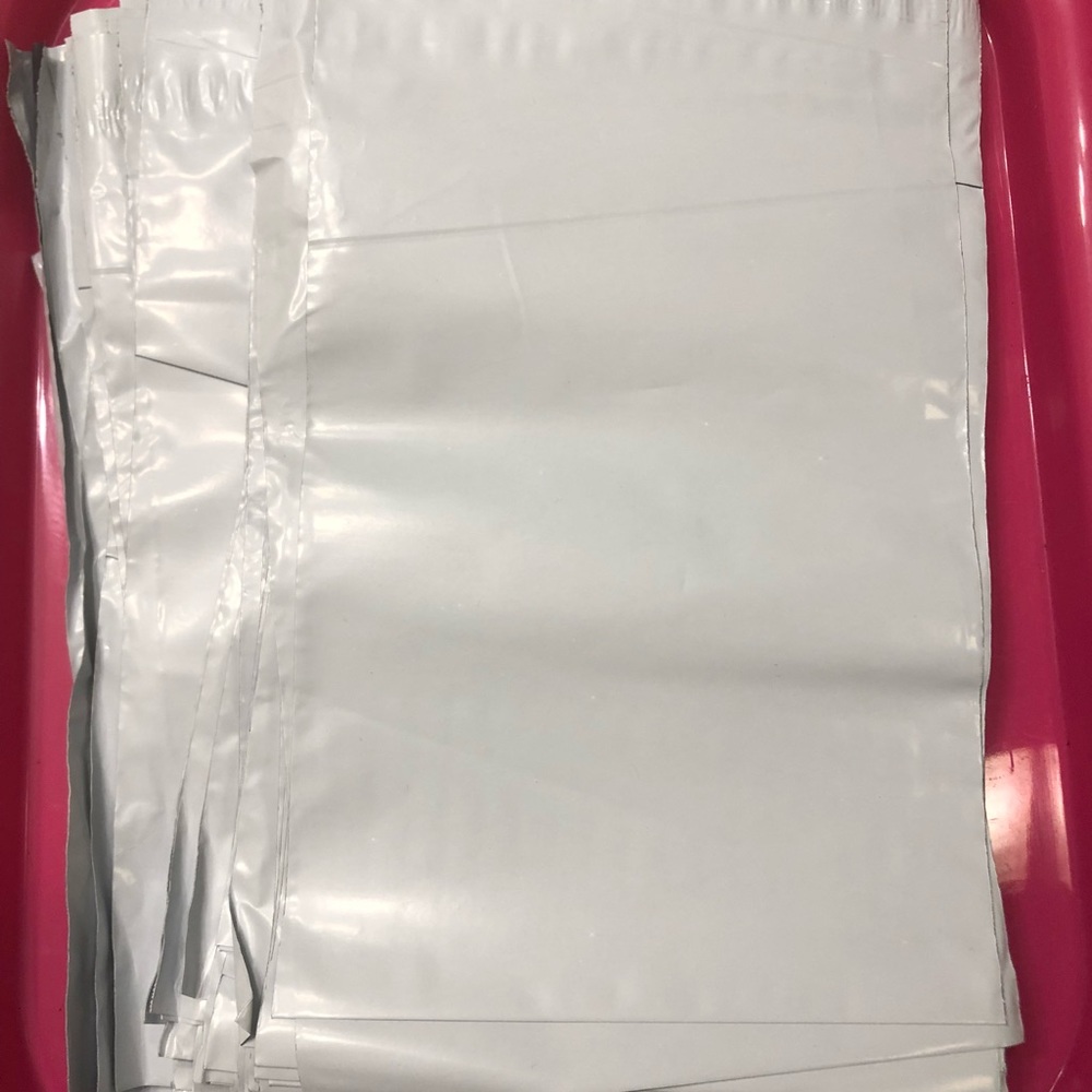 40-White Poly Mailer